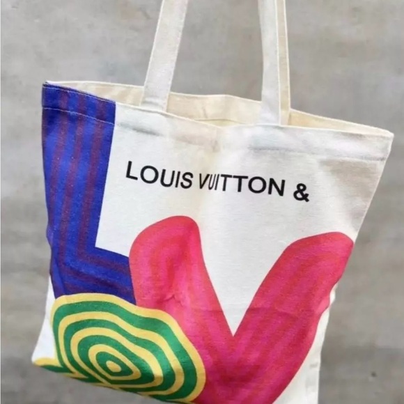 NEW Louis Vuitton Canvas Tote Bag🩷 Limited Edition Shenzhen Exhibition 2 sided - Picture 2 of 12